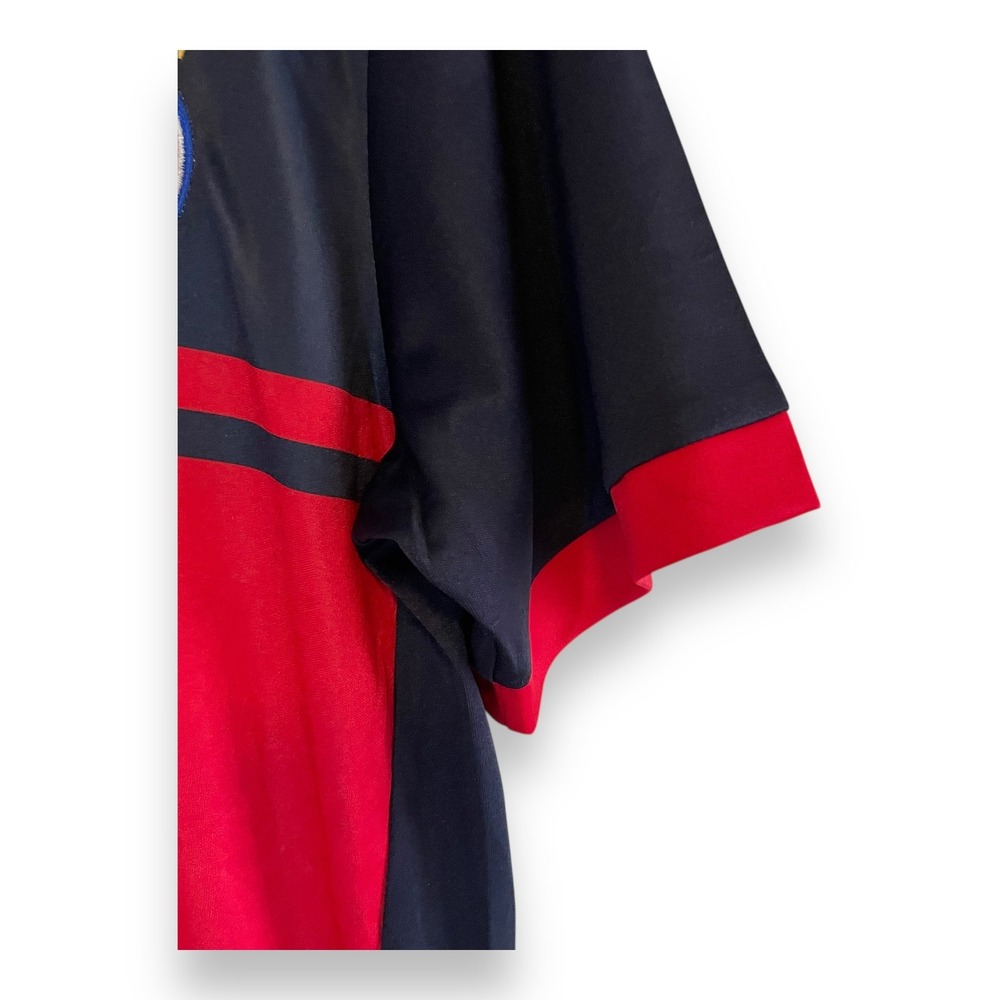 Bayern Munchen Kids Soccer Jersey Navy Red Short Sleeve Size 28 FC Bayern Munich - Picture 3 of 6
